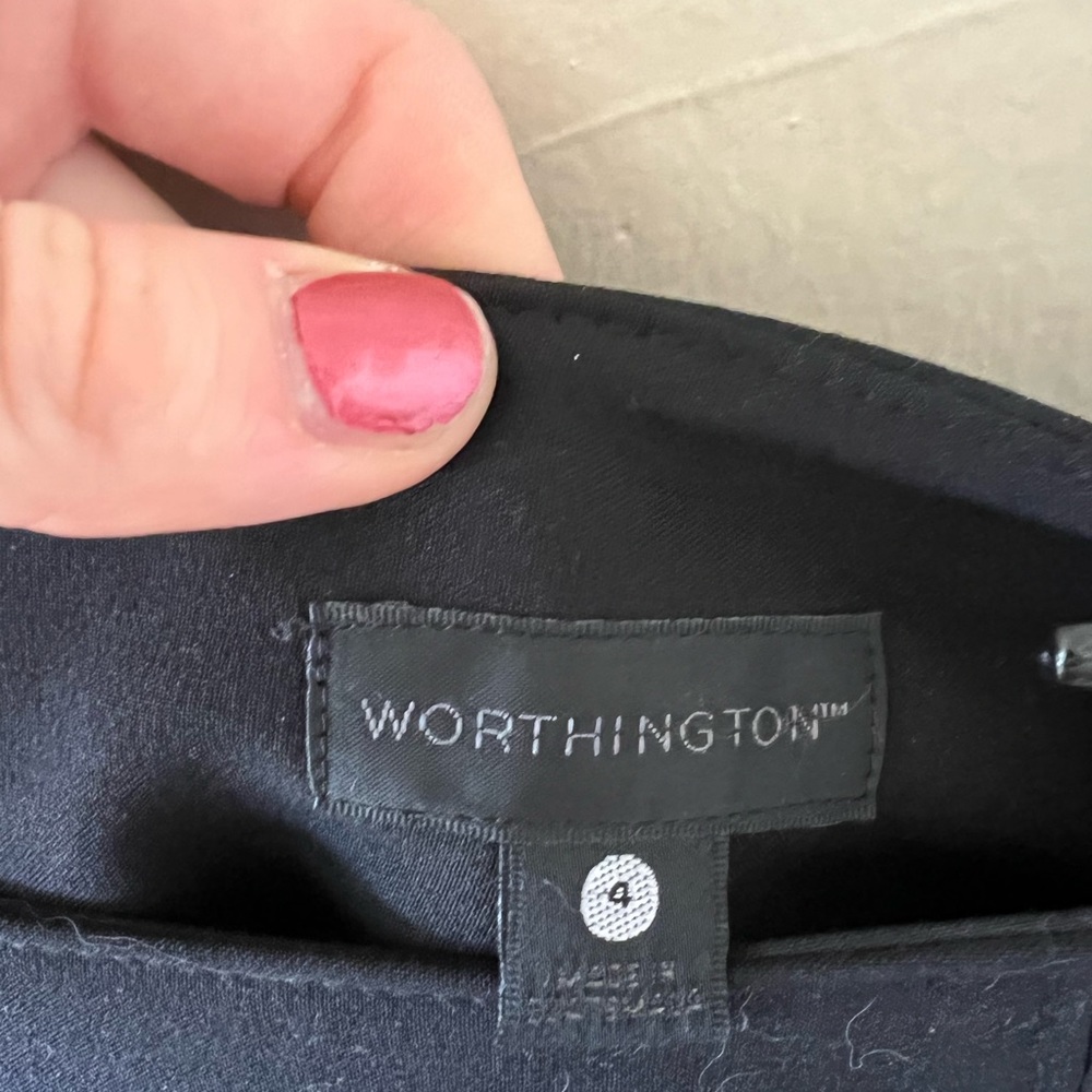 Worthington Black Formal Pencil Skirt 4 - Picture 5 of 5